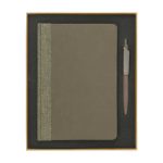 Coffee Journal Set with A5 Size Notebook and Pen